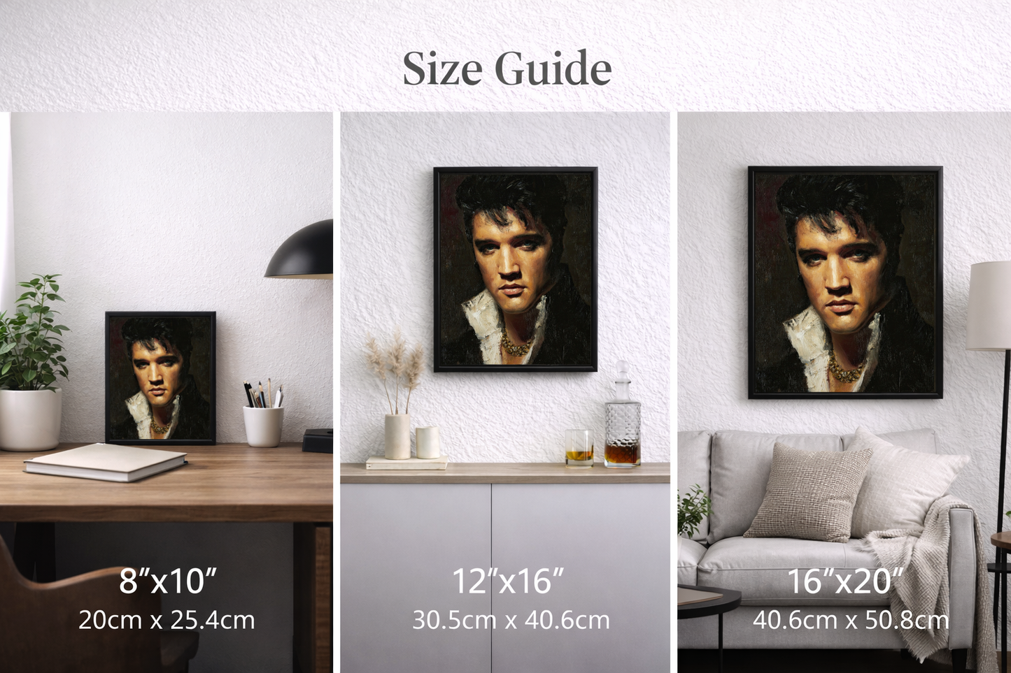 The King | Framed canvas