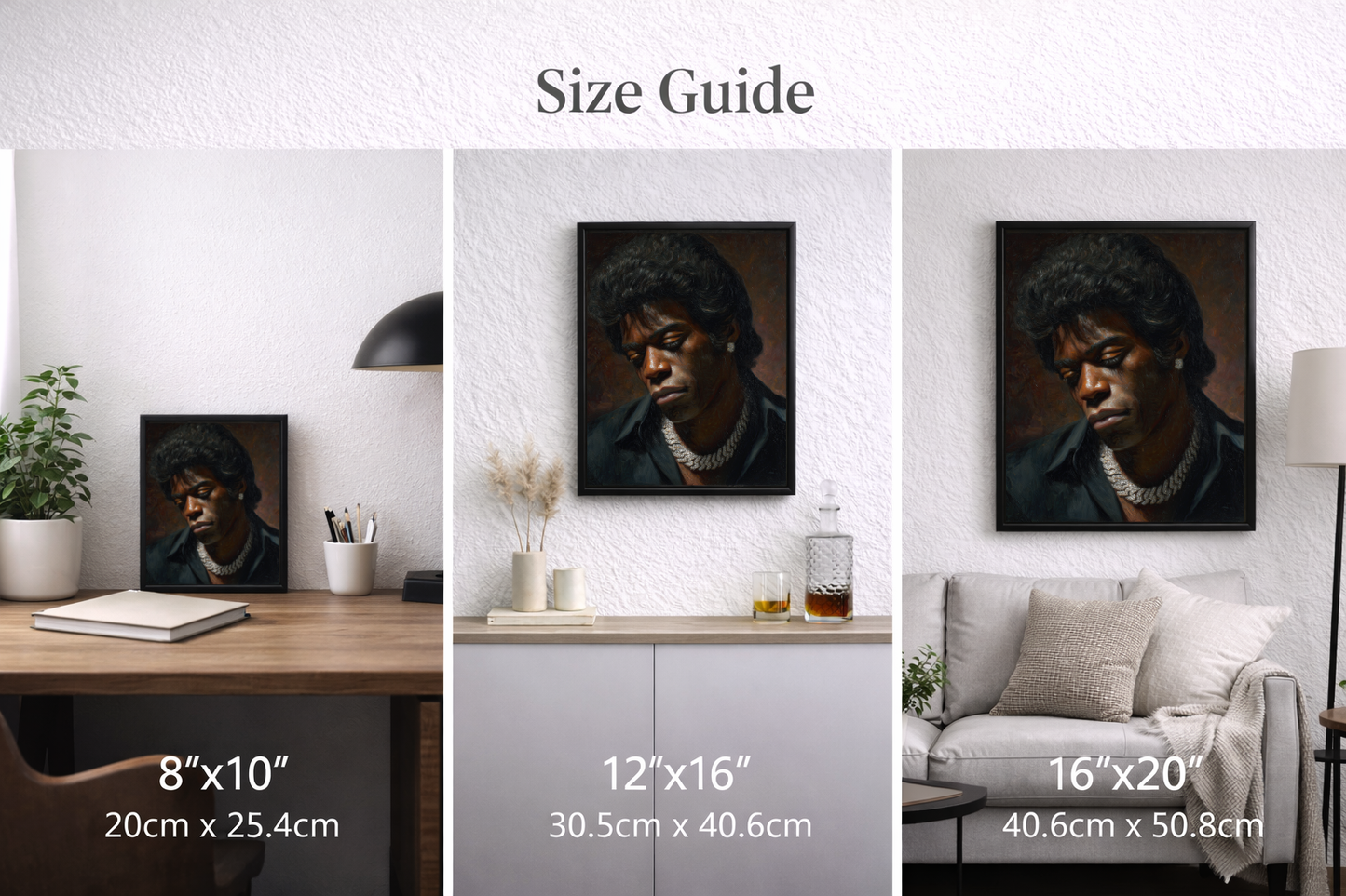 The Fire | Framed canvas