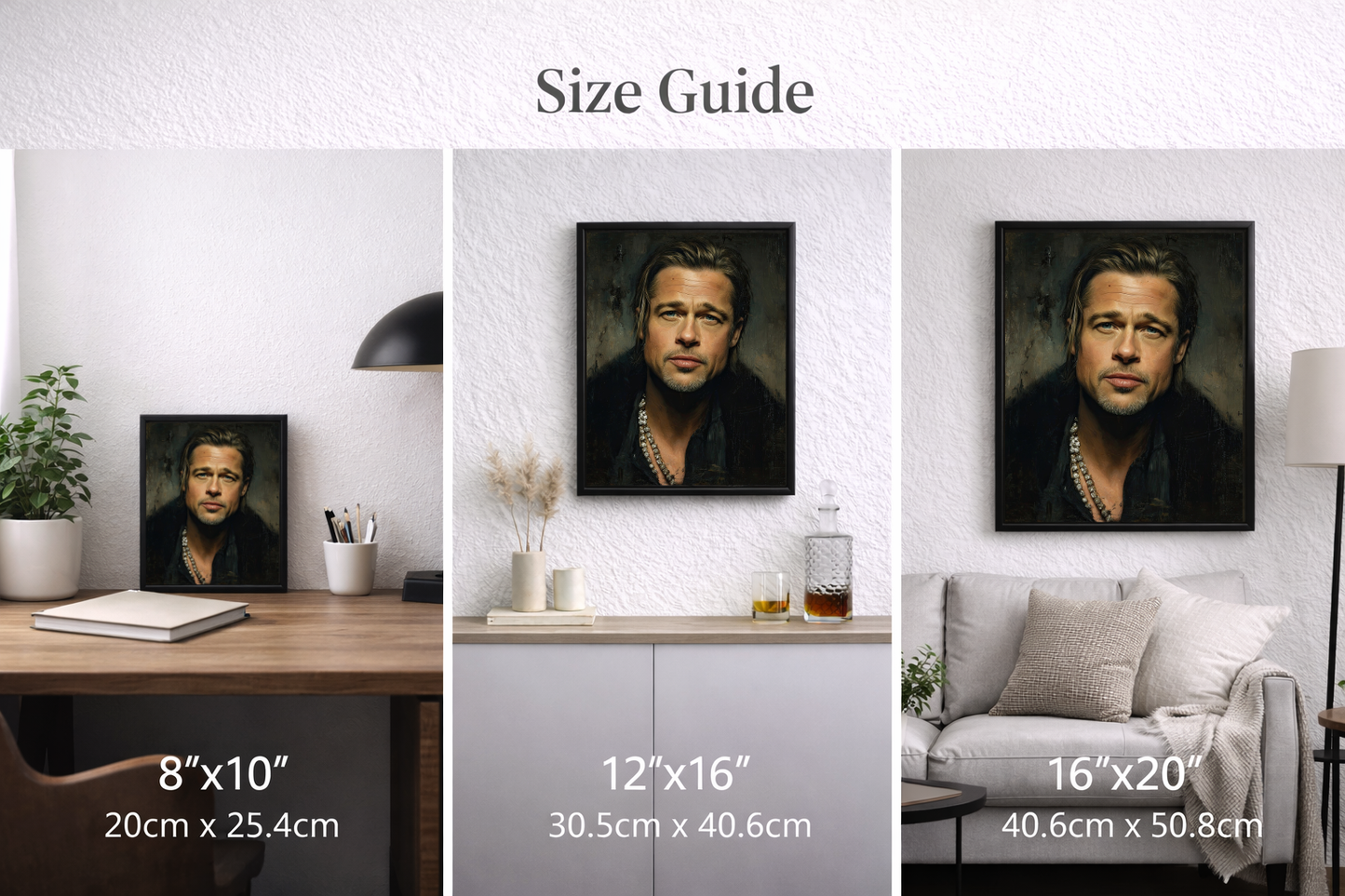 The Leading Man | Framed canvas