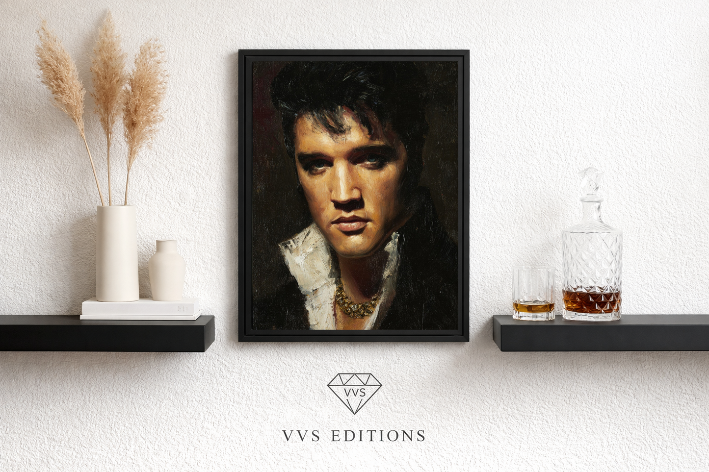 The King | Framed canvas