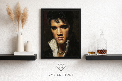 The King | Framed canvas